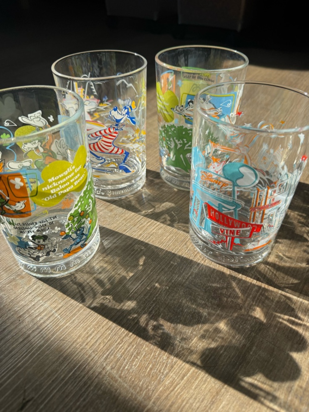 Disney Colorful Character Glasses Set - Multicolor